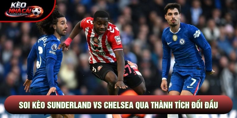Soi kèo Sunderland vs Chelsea qua thành tích đối đầu